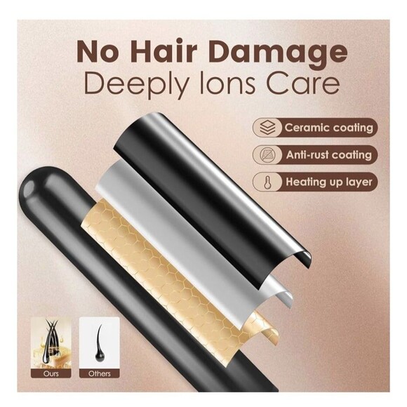 5 in 1 Curling Wand Set w/ Temperature Display Curling Iron Set w/ 5 NEW!! - Picture 5 of 11